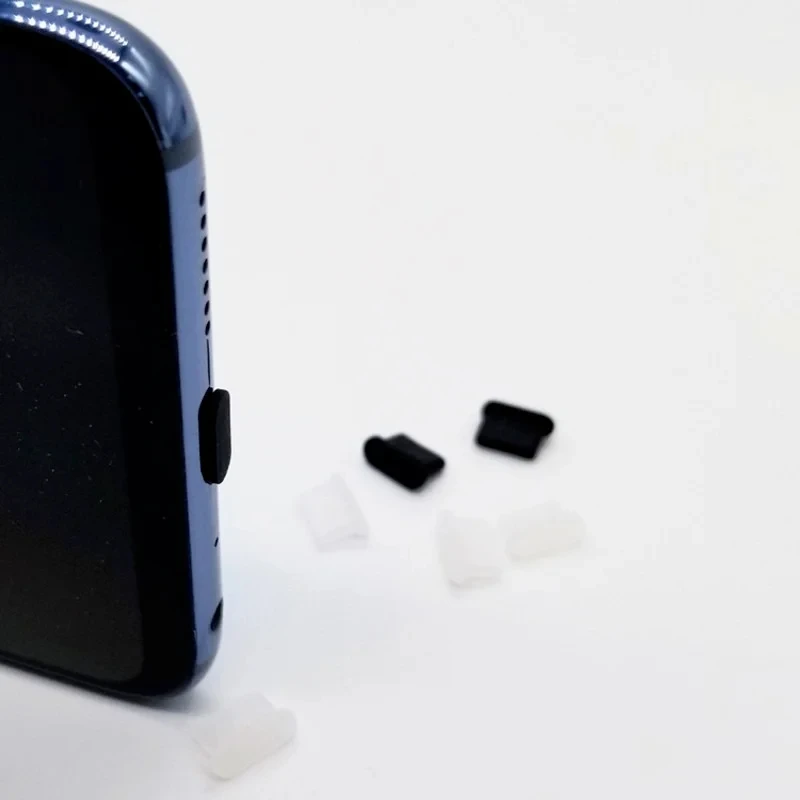 Type-C Silicone Dust Plugs Phone USB Charging Port Protector Cover Type C Anti-dust Cap for Samsung Xiaomi Huawei thumbnail 5