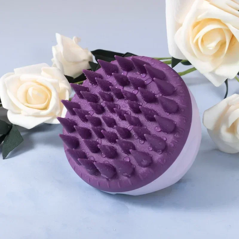 Silicone Head Massage Brush Scalp Cleaning Brush for Baby,Human,pets,Shower Head Brush, Cat Bathing Massage Brush thumbnail 2