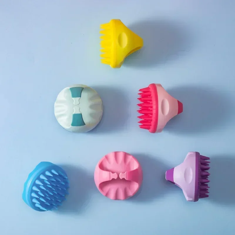 Silicone Head Massage Brush Scalp Cleaning Brush for Baby,Human,pets,Shower Head Brush, Cat Bathing Massage Brush thumbnail 3