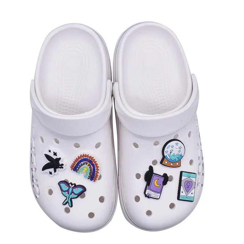 magic ball leaves PVC shoe Charms Slippers Buckle combination Fit Wristbands accessories Decoration Bands gift unisex party thumbnail 3