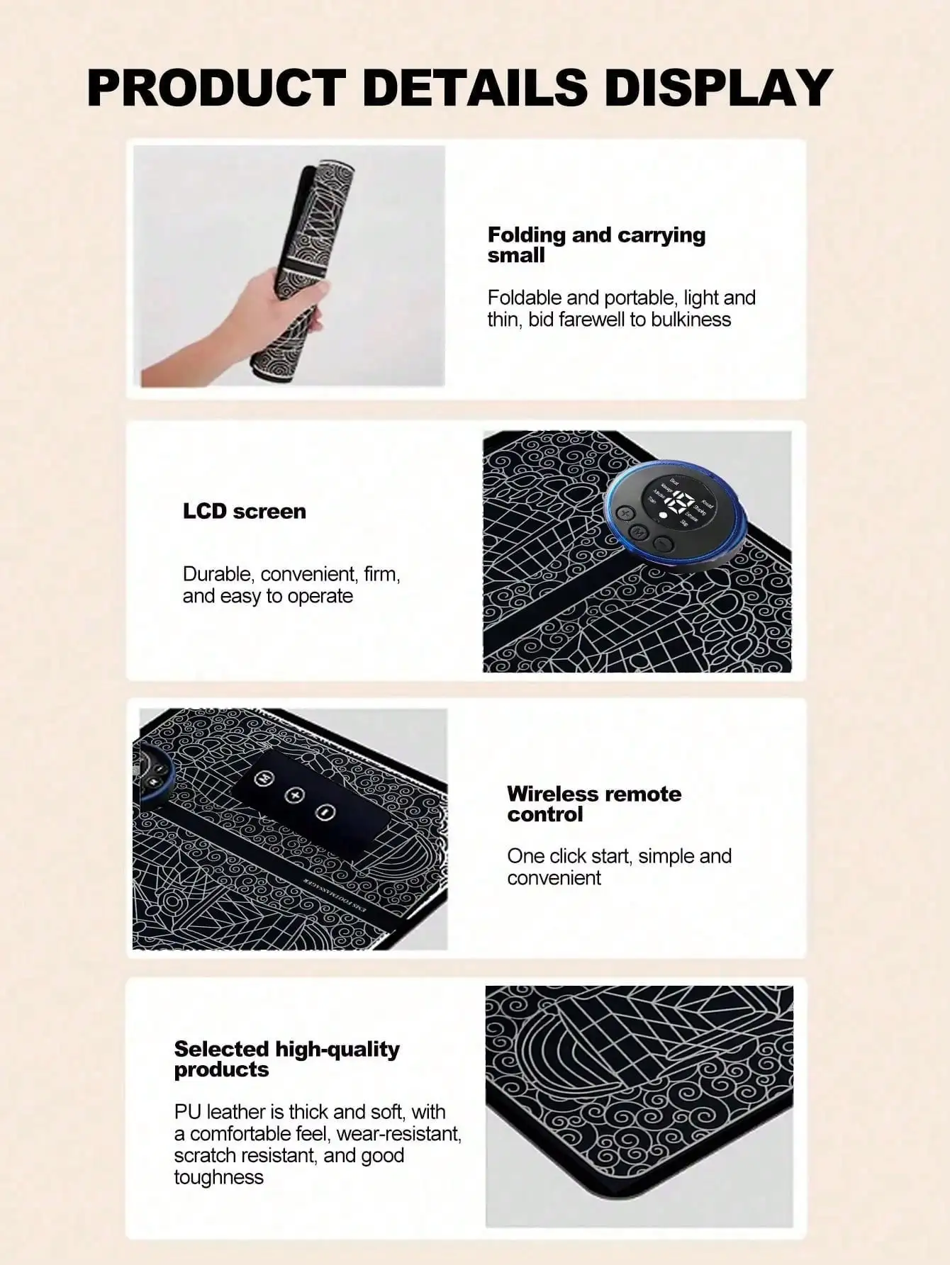 Foot Massager Pulse Foot Massage Device EMS Physical Therapy Acupoint Foot Massage Machine Foot Massage Pad thumbnail 5