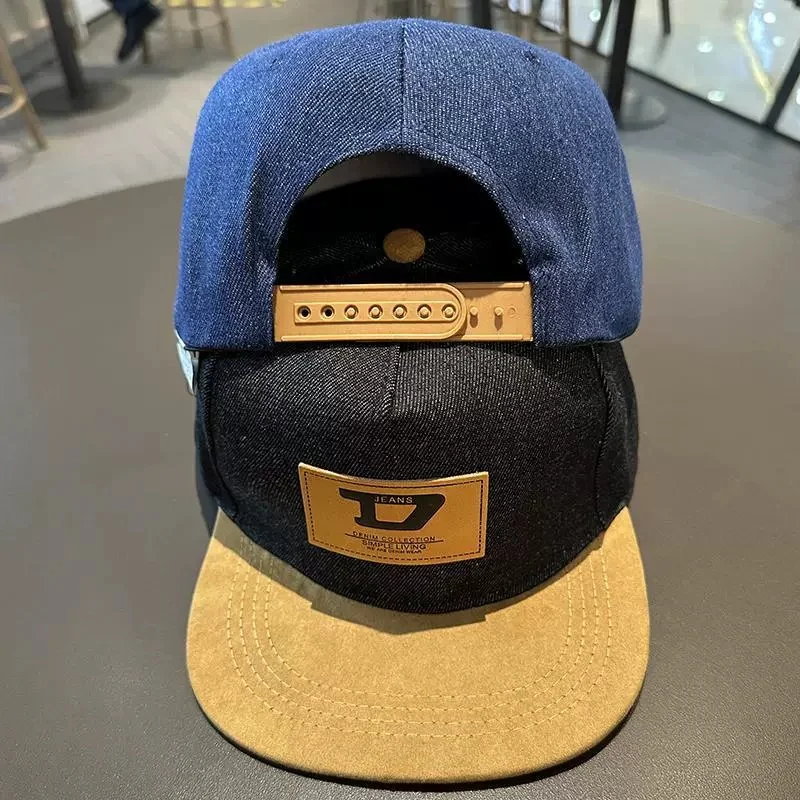 H Hip Hop Baseball Cap Flat Brim Hat Men's and Women's Casual Street Dance Outdoor Couple Visor Hat thumbnail 4