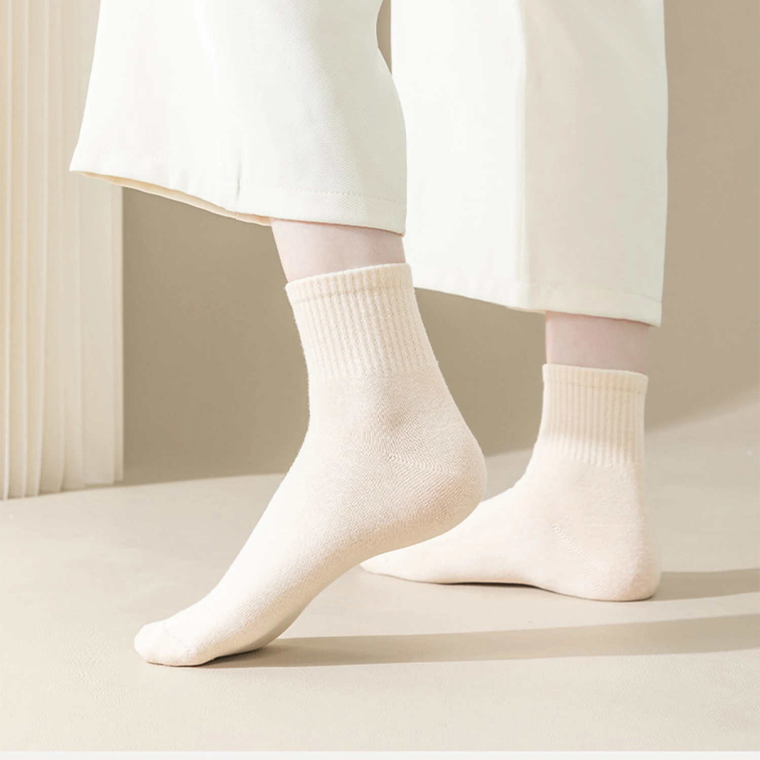 12 Pairs New Woman Cotton Socks Men Sock Short Ankle Colorful Autumn Spring Soft Breathable Colorful Girl Sock thumbnail 3