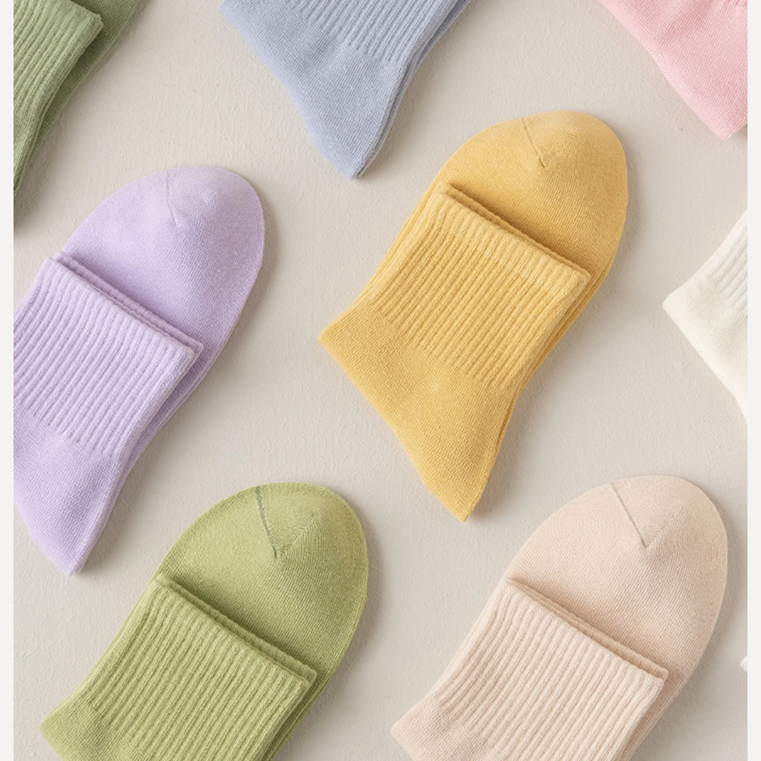 12 Pairs New Woman Cotton Socks Men Sock Short Ankle Colorful Autumn Spring Soft Breathable Colorful Girl Sock thumbnail 4
