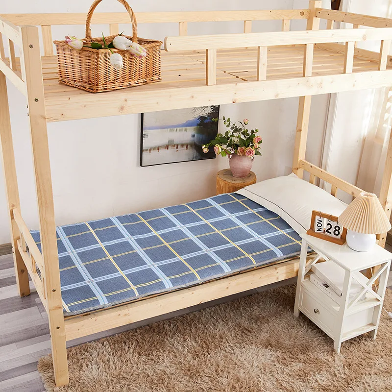 Dormitory Single Foldable Thick Mattress Tatami Mats  Comfortable And Breathable Soft Cushion thumbnail 2