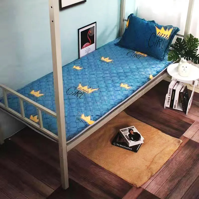 Dormitory Single Foldable Thick Mattress Tatami Mats  Comfortable And Breathable Soft Cushion thumbnail 4