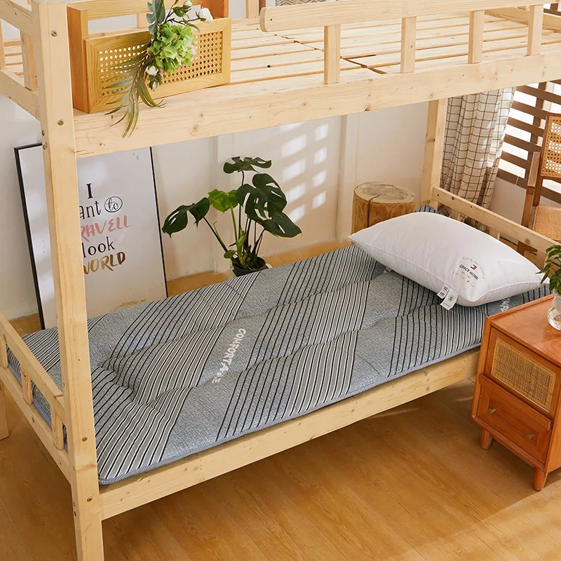 Dormitory Single Foldable Thick Mattress Tatami Mats  Comfortable And Breathable Soft Cushion thumbnail 3