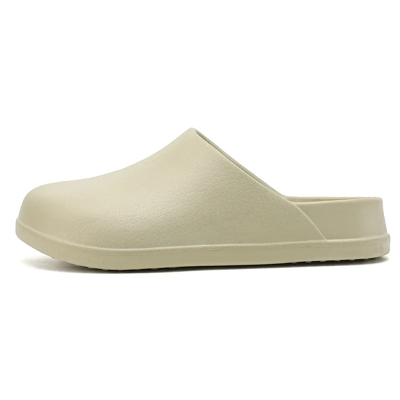 Mens Kitchen Chef Shoes Waterproof Garden Clogs Closed Toe Half Shoes Rubber Slippers Restaurant Hotel Working Summer Beach thumbnail 5