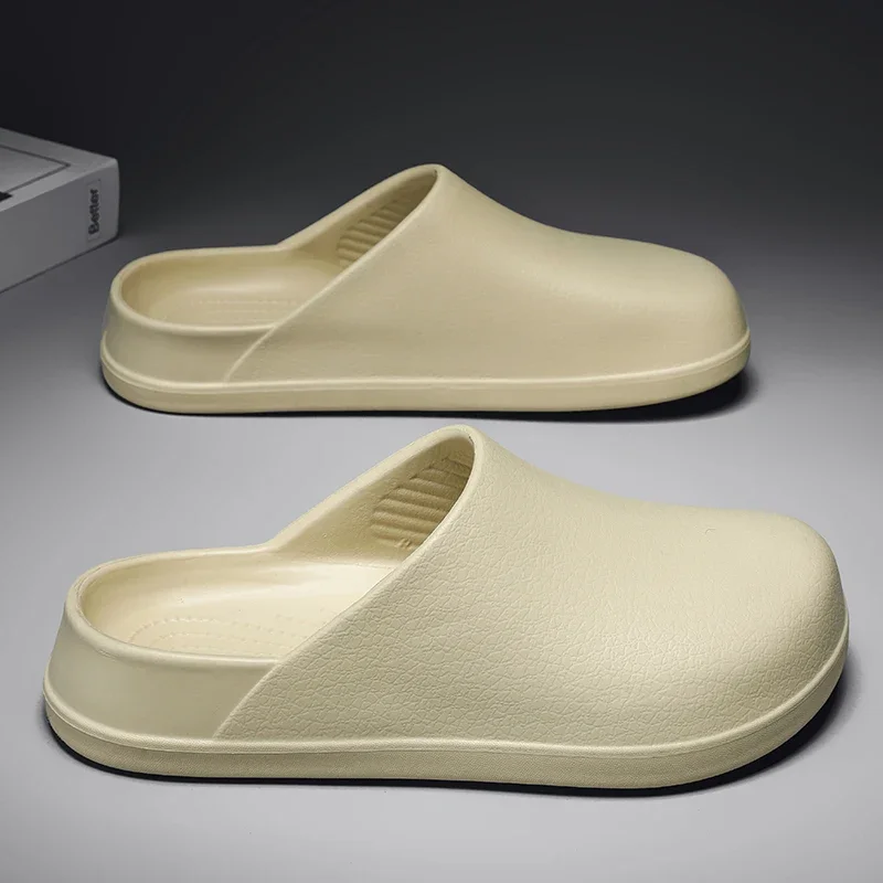 Mens Kitchen Chef Shoes Waterproof Garden Clogs Closed Toe Half Shoes Rubber Slippers Restaurant Hotel Working Summer Beach thumbnail 3