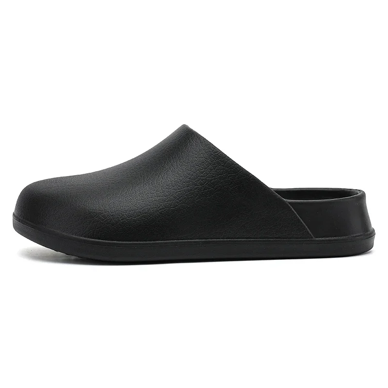 Mens Kitchen Chef Shoes Waterproof Garden Clogs Closed Toe Half Shoes Rubber Slippers Restaurant Hotel Working Summer Beach thumbnail 4