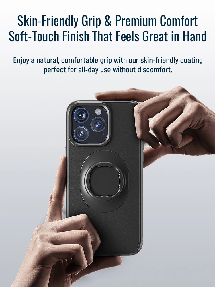 Shockproof Case for iPhone 17/16/15/14/13/12/11Pro Max Quad-Style Motorbike / Bicycle Phone Holder/Car Mount with Lock-in Design thumbnail 5