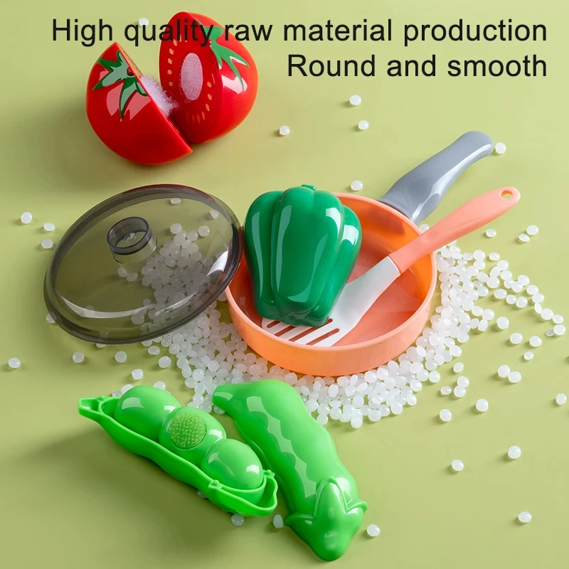 Cooking Toys Pink Kitchen Toy Set Girl Boy toys Cut Fruit Vegetable Pizza Pretend Play Simulation Early Education Toys For Kids thumbnail 2