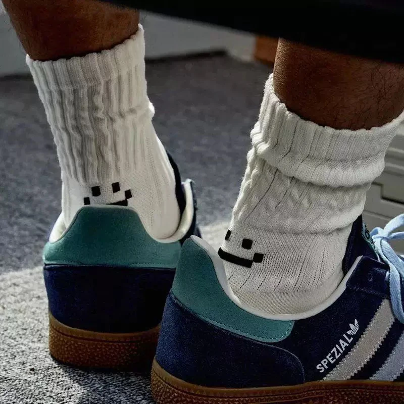 4 Pairs Men's Cotton Work Socks Cushioned Long Running Breathable Ankle Crew Socks  Casual Socks for Men Cycling socks thumbnail 4