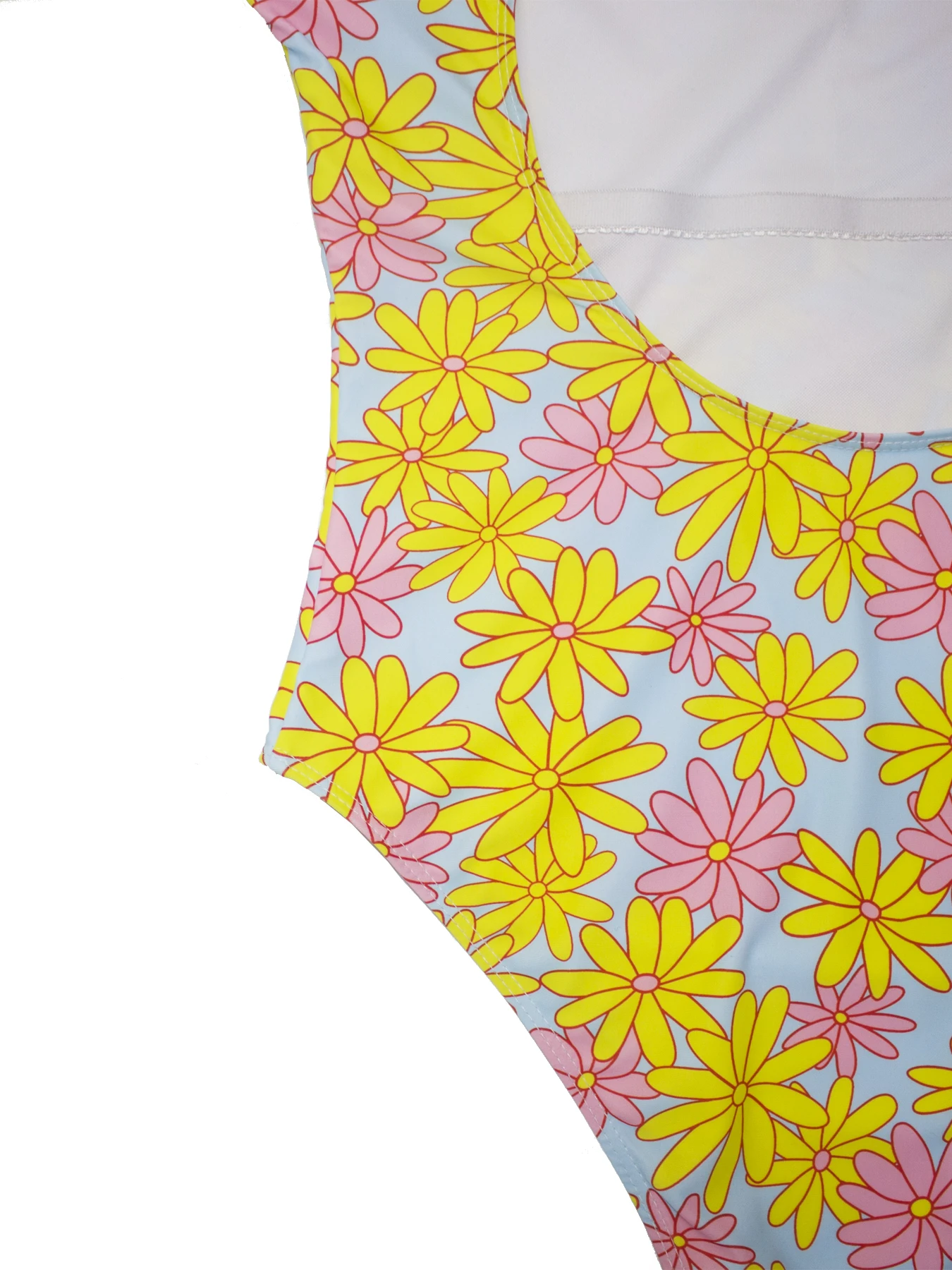 Ladies One-Piece Swimsuit High Collar Belted Design Abdomen Shaping Ideal Summer Beach And Swimming Pool Swimwear thumbnail 6
