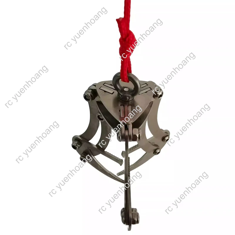 1PC RC Drone Stainless Steel Claw Automatic Grabbing Tool Hook Gripper with 1.5m Rope for Quadcopter Rescue System DIY Toy Robot thumbnail 3