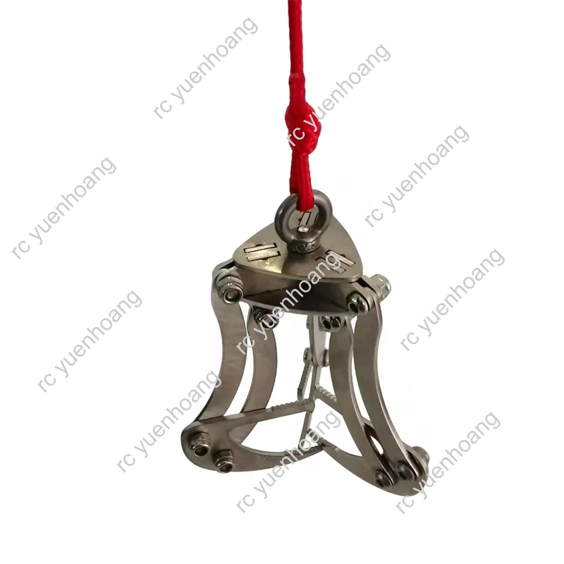 1PC RC Drone Stainless Steel Claw Automatic Grabbing Tool Hook Gripper with 1.5m Rope for Quadcopter Rescue System DIY Toy Robot thumbnail 2
