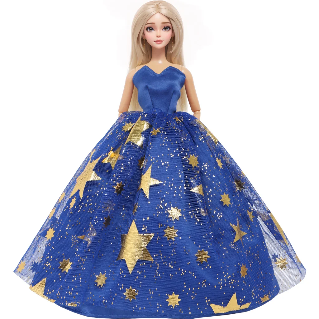 Fashion Doll Dress 30CM Doll Evening Gown Wedding Party Skirt 11.8 Inch Outfit Doll Clothes Accessories 1/6 11.5" Girl Toy Gift thumbnail 3
