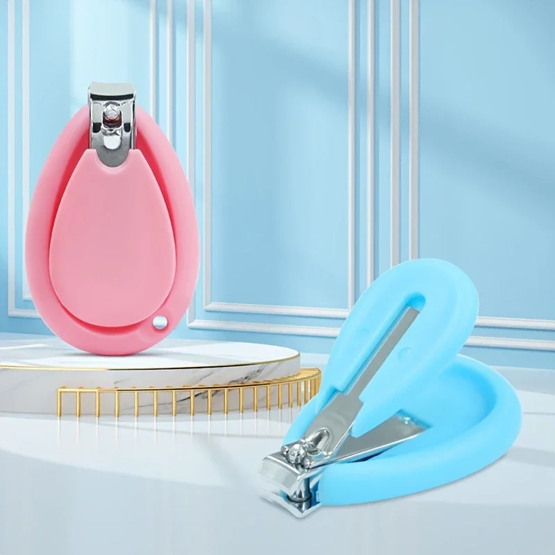 4pcs Infant Baby Clipper Nail Set, Baby Grooming Kit, 4-in-1 Baby Care Set, Baby Nail Clipper, Scissors, Nail File, Tweezer thumbnail 5