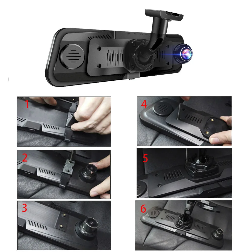 HGDO Mount Holder for Car DVR Rear View Mirror Dash Cam Mounts Video Recorder Bracket For Tesla Model 3  Model Y Model S thumbnail 6