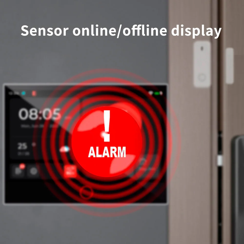 KERUI 4G/WiFi GSM Home Alarm with 7-inch IPS Large Touch Screen Panel Works with Tuya Wireless Security Alarm System Burglar thumbnail 6