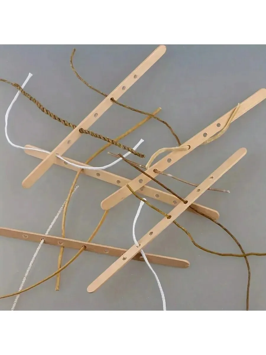 Wooden Candle Wicks Holder Making Tool Wicks Centering Device DIY Candle Accessories Handmade Crafts thumbnail 4