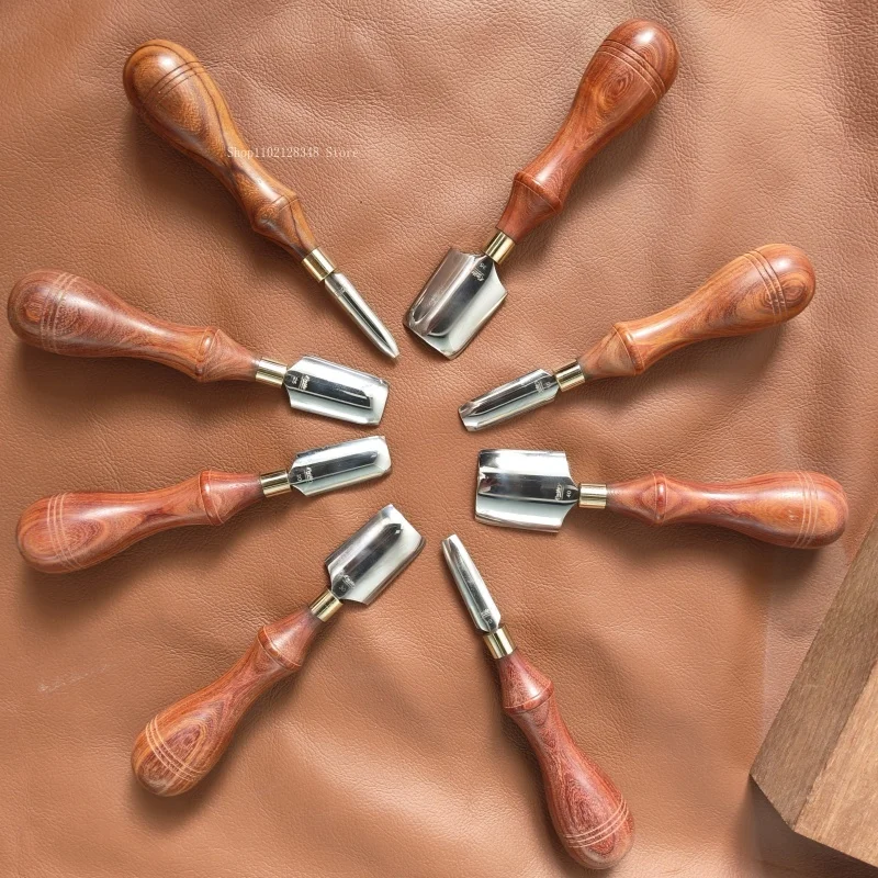 5mm-40mm Leather Hand Press Round Angle Cut Tools Handmade DIY Leather Goods Round Corner Cutting and Punching Engraving Tools thumbnail 3