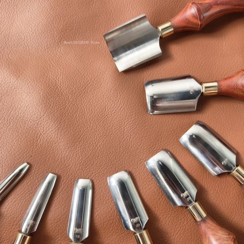 5mm-40mm Leather Hand Press Round Angle Cut Tools Handmade DIY Leather Goods Round Corner Cutting and Punching Engraving Tools thumbnail 4