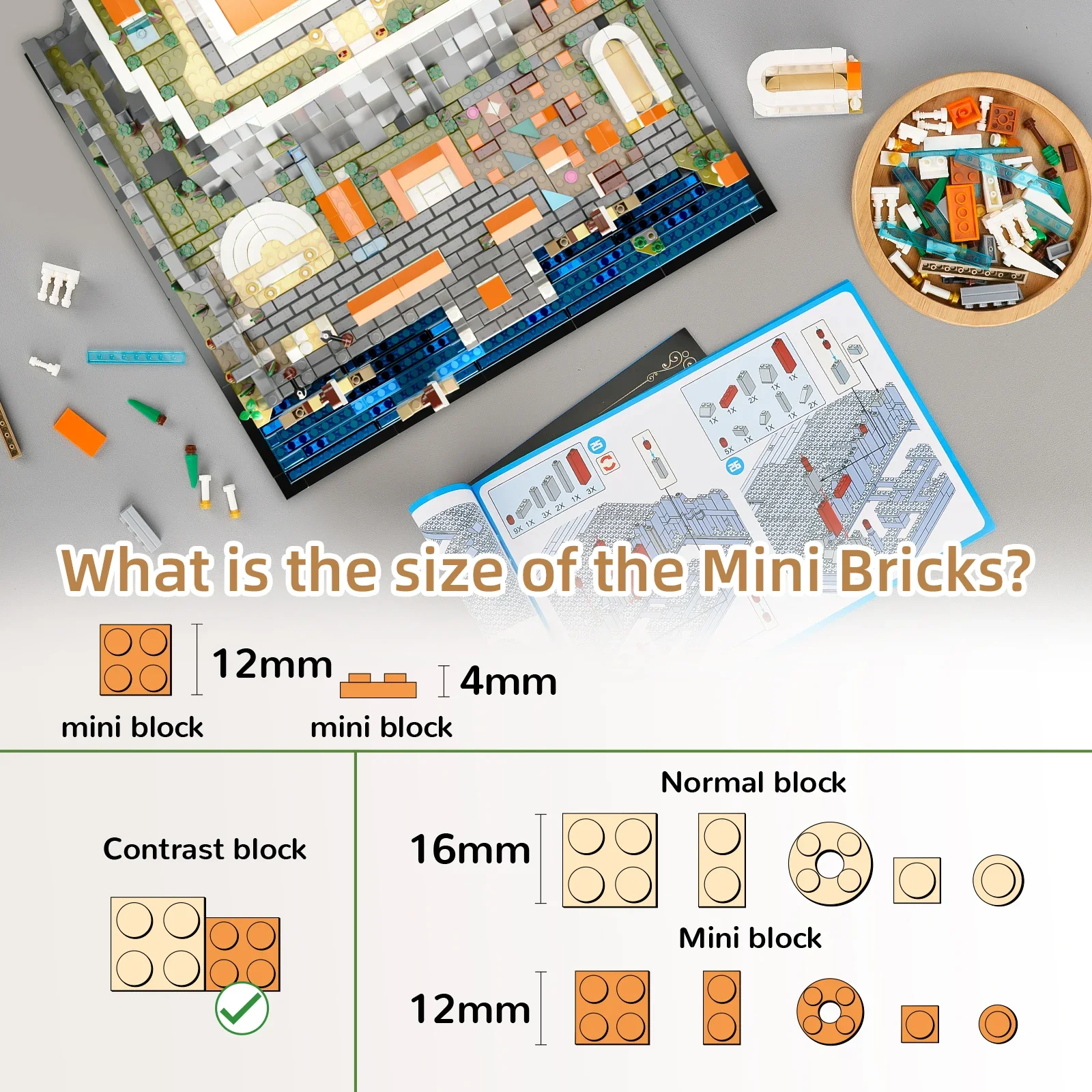 New Acropolis of Athens City Mini Buildings Blocks Brick Puzzle Display Educational Model Toy for Kids Christmas Gift 1752PCS thumbnail 6