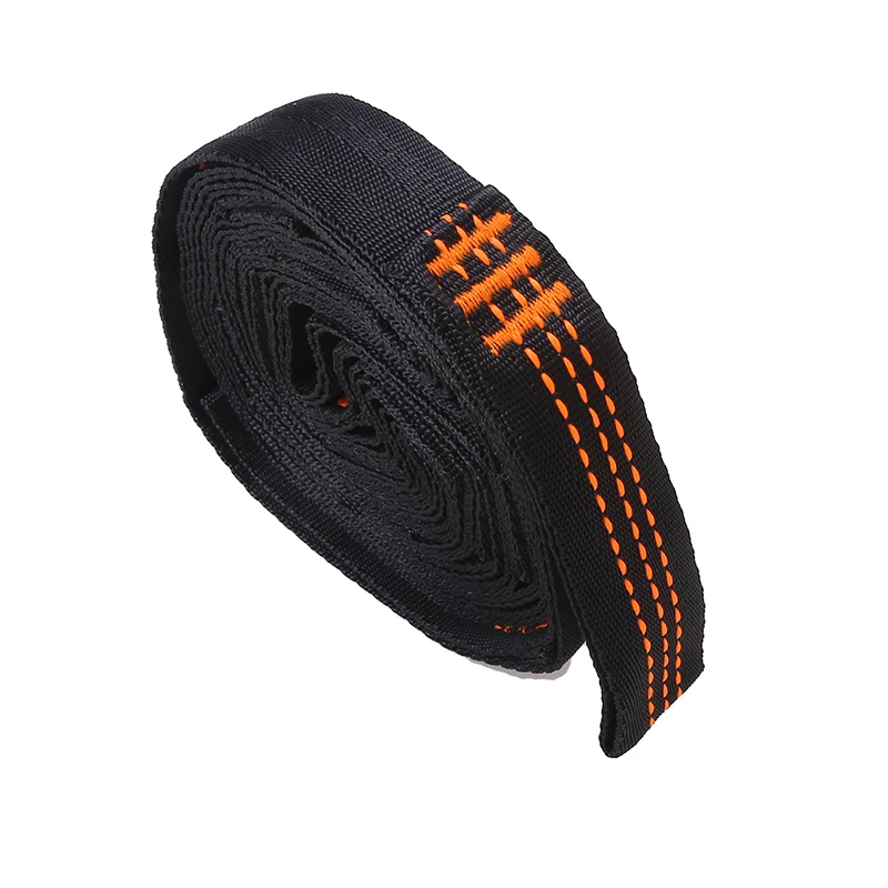 2/4Pcs High Bearing Capacity Hammock Straps 600lbs Breaking Strength Polyester Hammock Belt Rope 5 Ring Correias De Poliéster thumbnail 6