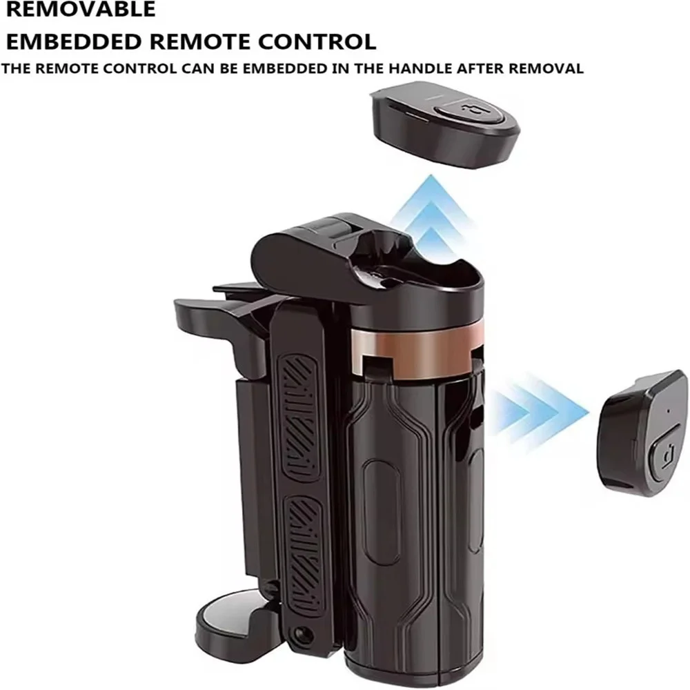 MEUYAG 2026 New Tripod,phone Stand with Bluetooth shutter,Wireless Selfie Stick brackets with Phone Holder for Smartphone Camera thumbnail 3