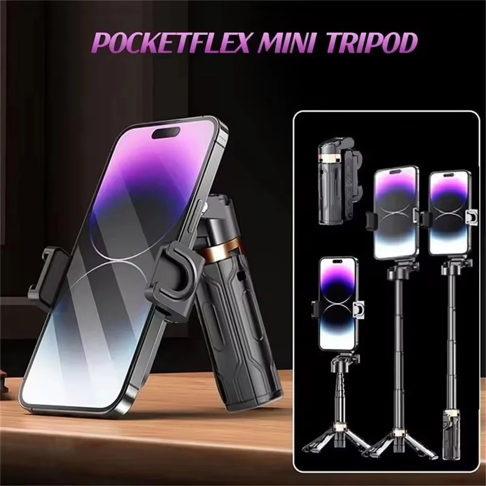 MEUYAG 2026 New Tripod,phone Stand with Bluetooth shutter,Wireless Selfie Stick brackets with Phone Holder for Smartphone Camera thumbnail 5
