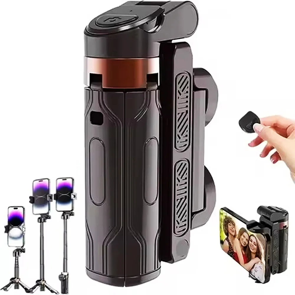 MEUYAG 2026 New Tripod,phone Stand with Bluetooth shutter,Wireless Selfie Stick brackets with Phone Holder for Smartphone Camera
