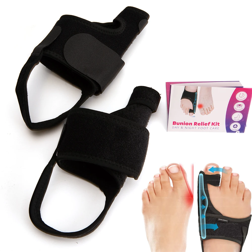 Foot Corrector Bunion Splint Hallux Valgus Correction Big Toe Straightener Orthopedic Corrector Pedicure Bunion Protector Toes thumbnail 2
