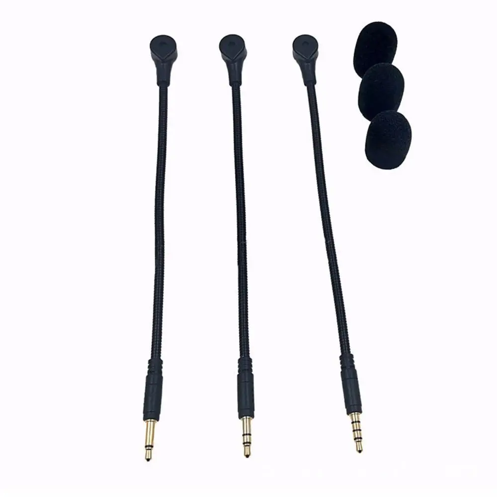 Replacement Headphones Mic Game 3.5mm Wired HD Voice Mic Detachable Straight Plug In-line Headset Microphone Gaming Headphones thumbnail 5