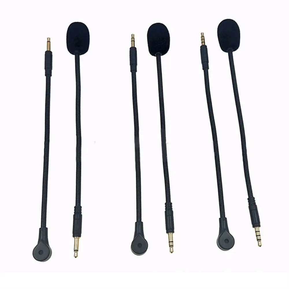 Replacement Headphones Mic Game 3.5mm Wired HD Voice Mic Detachable Straight Plug In-line Headset Microphone Gaming Headphones thumbnail 6
