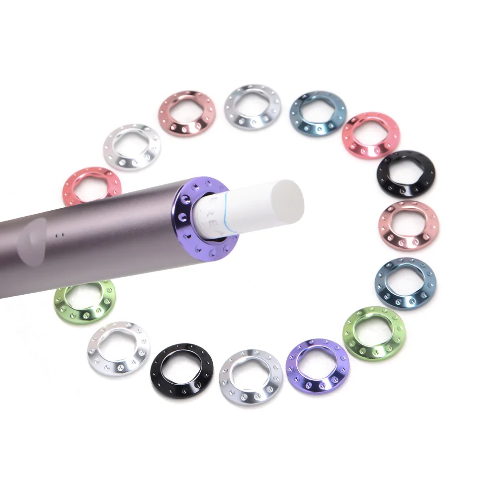 Colorful Caps For IQOS Iluma Decoration Ring Replaceable For Iluma Prime Accessories With Install Tool Replaceable Cap