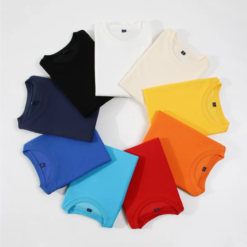 Fashion Cotton Round Neck Sweater Custom Logo Printed Personal Group Brand Embroidery Design Men and Women 9 Colors Pullovers thumbnail 6