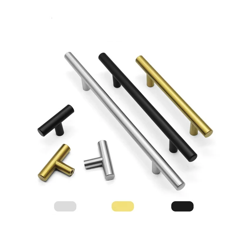 Cupboard Handle Brushed Stainless Steel Kitchen Cabinet Door Knob Kitchen Handle Furniture Drawer Pulls Bar Handle Pull Hardware thumbnail 5