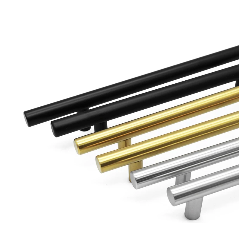 Cupboard Handle Brushed Stainless Steel Kitchen Cabinet Door Knob Kitchen Handle Furniture Drawer Pulls Bar Handle Pull Hardware thumbnail 6