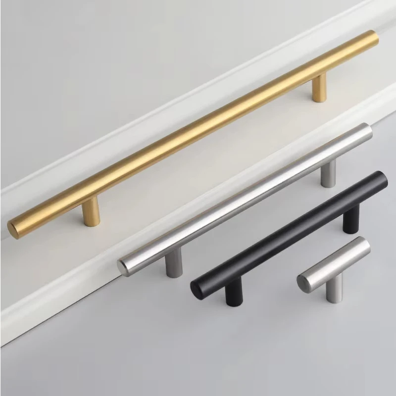 Cupboard Handle Brushed Stainless Steel Kitchen Cabinet Door Knob Kitchen Handle Furniture Drawer Pulls Bar Handle Pull Hardware thumbnail 2