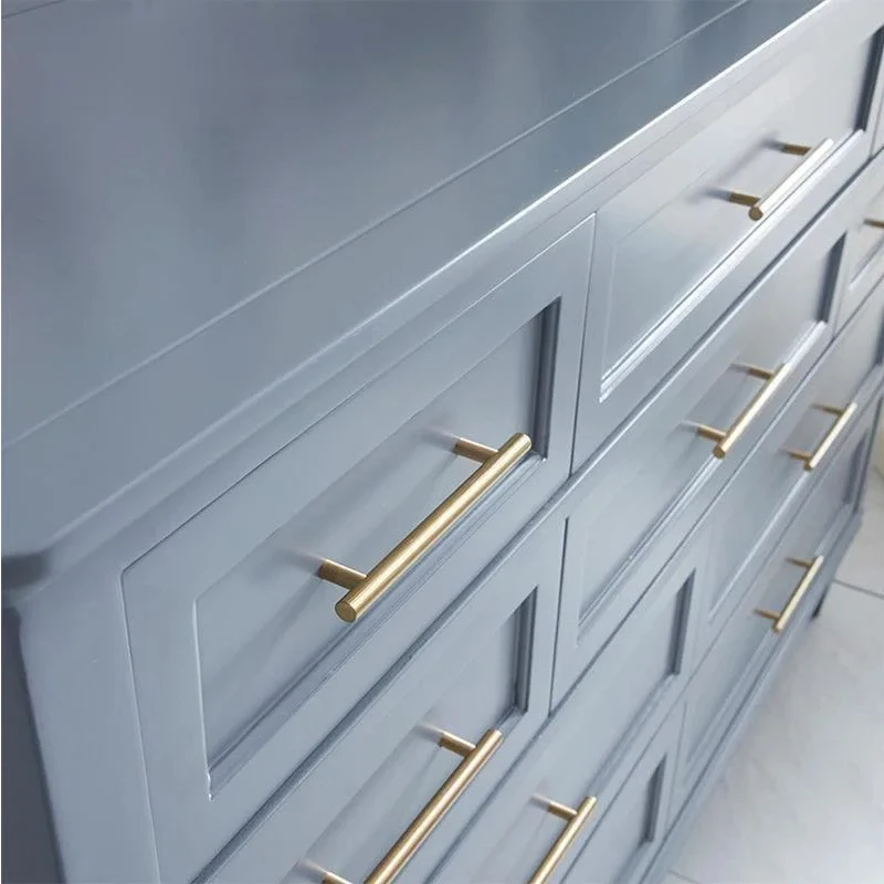 Cupboard Handle Brushed Stainless Steel Kitchen Cabinet Door Knob Kitchen Handle Furniture Drawer Pulls Bar Handle Pull Hardware thumbnail 3