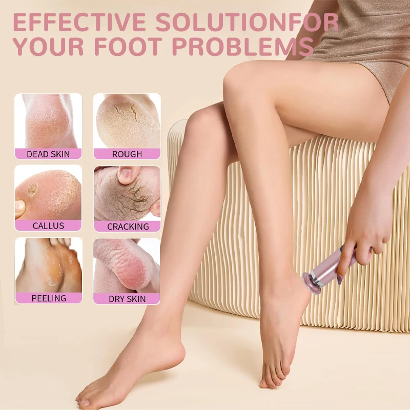 Foot Care Tool 2-in-1 Foot and Hand Electric Care Tools,Polish and Smooth,Shine Toenails Electric Callus Remover Pedicure File thumbnail 5
