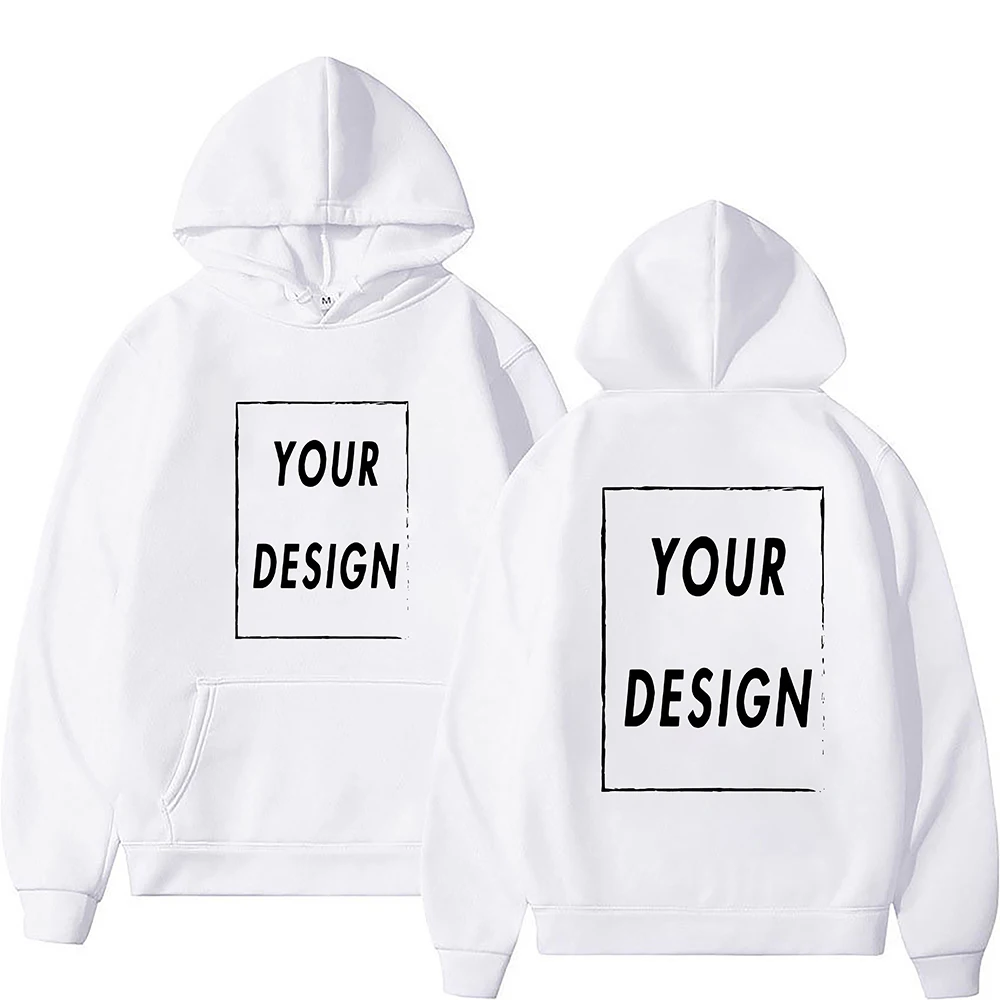 Your Own Design Brand Logo/Picture Personalized Custom Anywhere Men Women DIY Hoodies Sweatshirt Casual Hoody Fashion New thumbnail 2