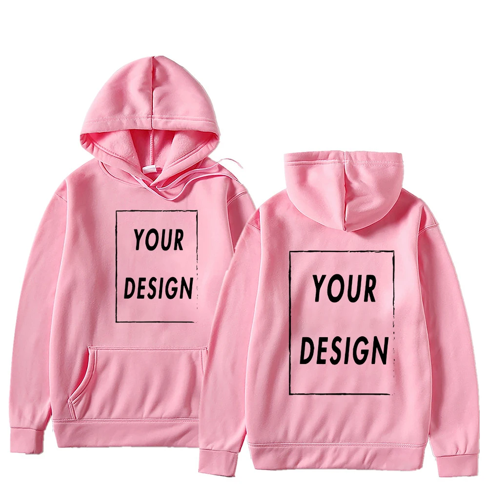 Your Own Design Brand Logo/Picture Personalized Custom Anywhere Men Women DIY Hoodies Sweatshirt Casual Hoody Fashion New thumbnail 3