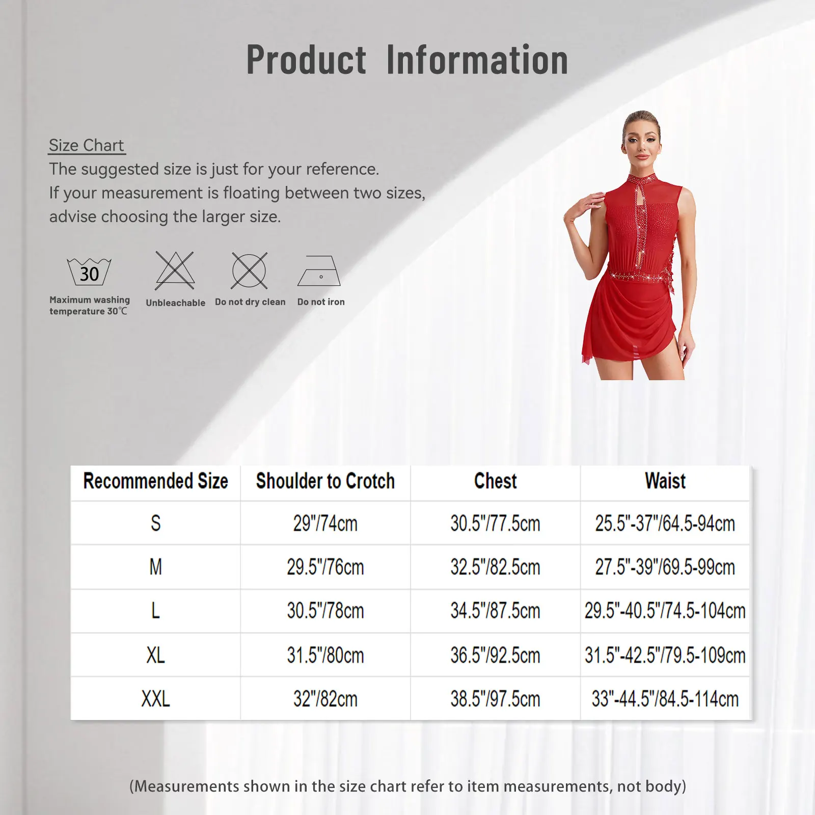Women Figure Skating Dance Dress Applique Flower Leotards Lyrical Dance Costume Sleeveless Backless Sheer Mesh Overlay Dress thumbnail 5
