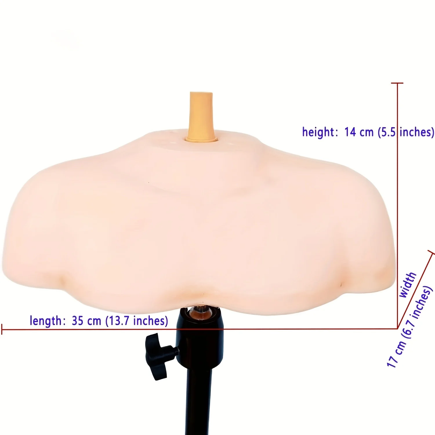 Mold Shoulder Support Bracket Dummy Head Holder Support Wig Stand Mannequin Head Support Fake Head And Shoulder Braces thumbnail 4