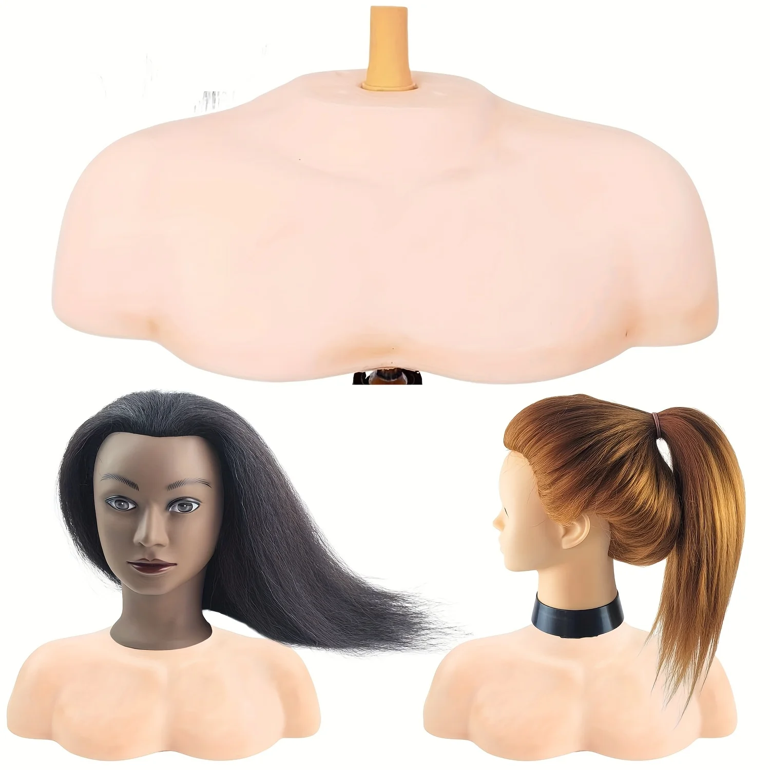 Mold Shoulder Support Bracket Dummy Head Holder Support Wig Stand Mannequin Head Support Fake Head And Shoulder Braces thumbnail 2