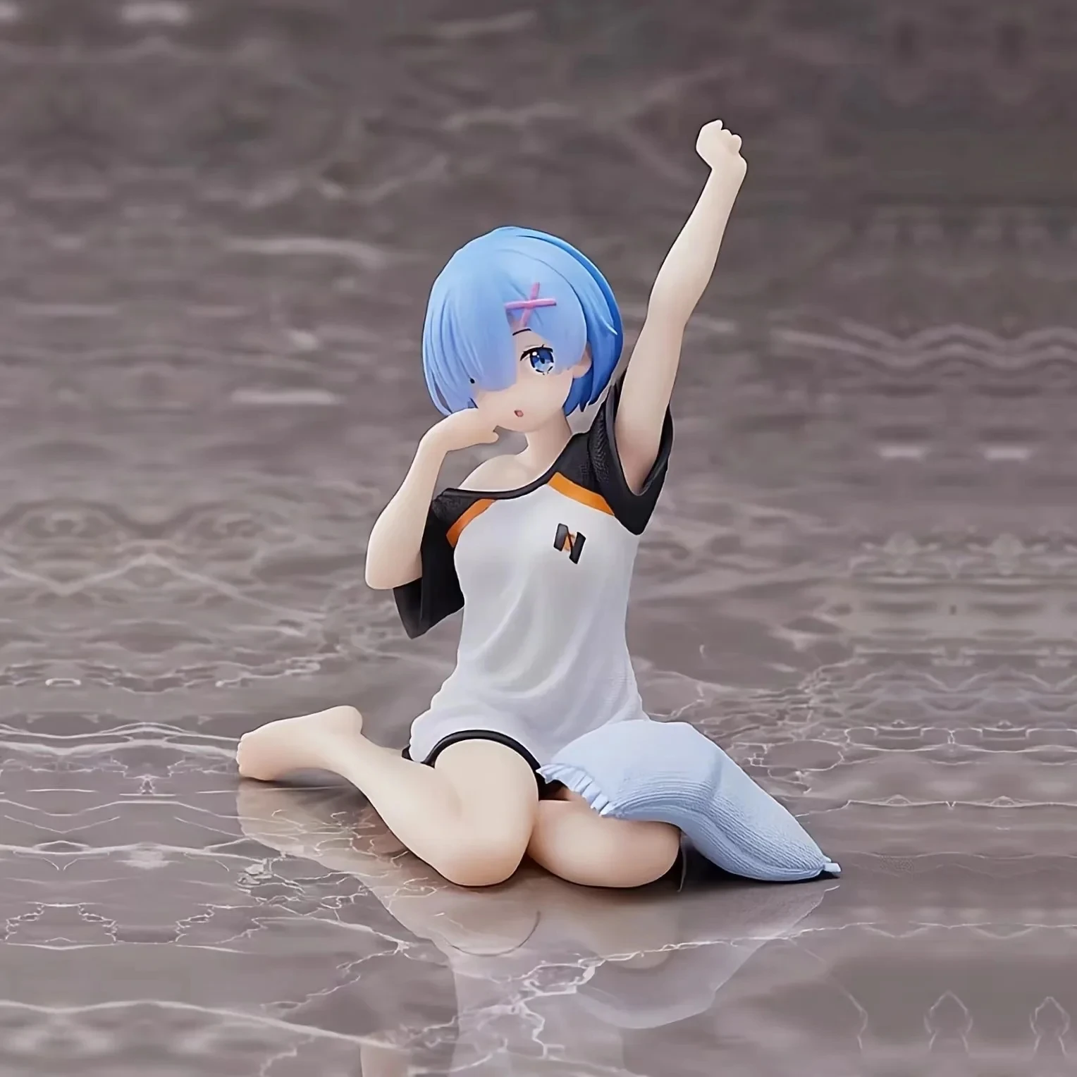 Rem Figures 10cm PVC Action Figures Re: Life in a Different World from Zero Figure Anime Rem Stretch Doll Toys Gifts for Collect thumbnail 5