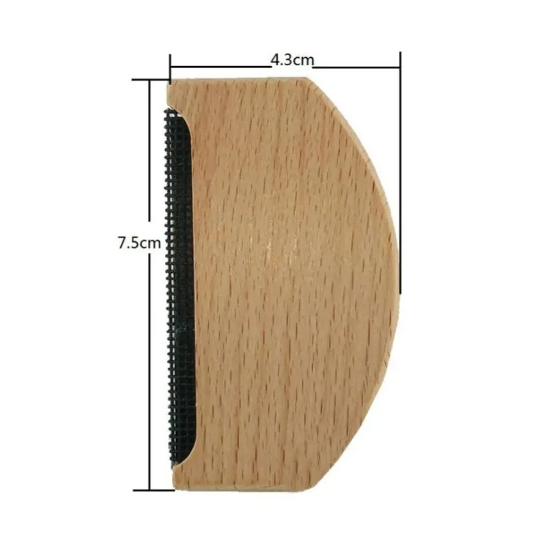 Cashmere Sweater Clothes Fluff Fabric Shaver Pilling To Pompom Lint Fur Remover Wooden Epilator Portable Cleaning Comb Brush thumbnail 4
