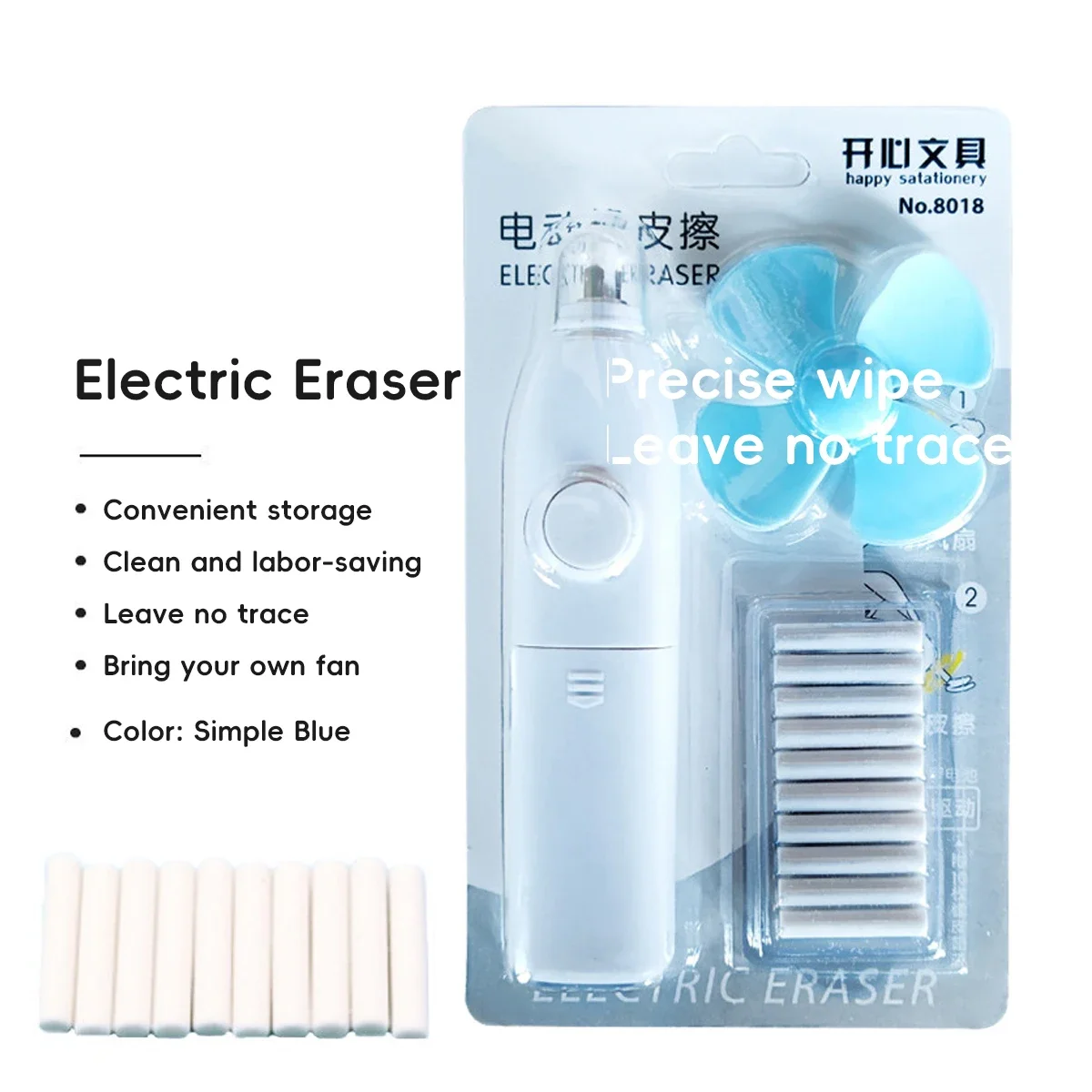 Electric Eraser Pencil Drawing Mechanical Cute Kneaded Erasers for Kids Student  School Office Supplies Rubber Pencil Eraser thumbnail 3